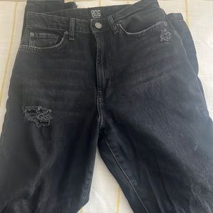 Flared urban outfitters jeans with rips